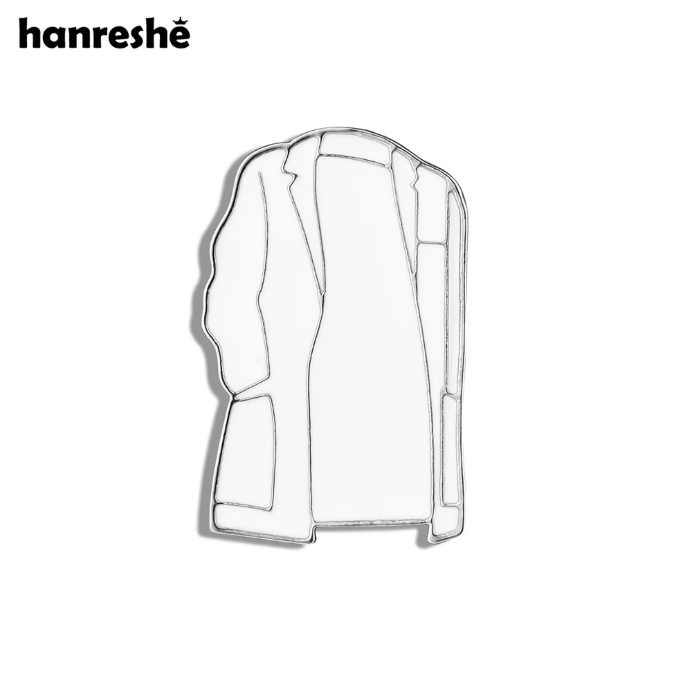 Medical Lab Scientist - Hanreshe-Pin de broche esmaltado, casaco branco,