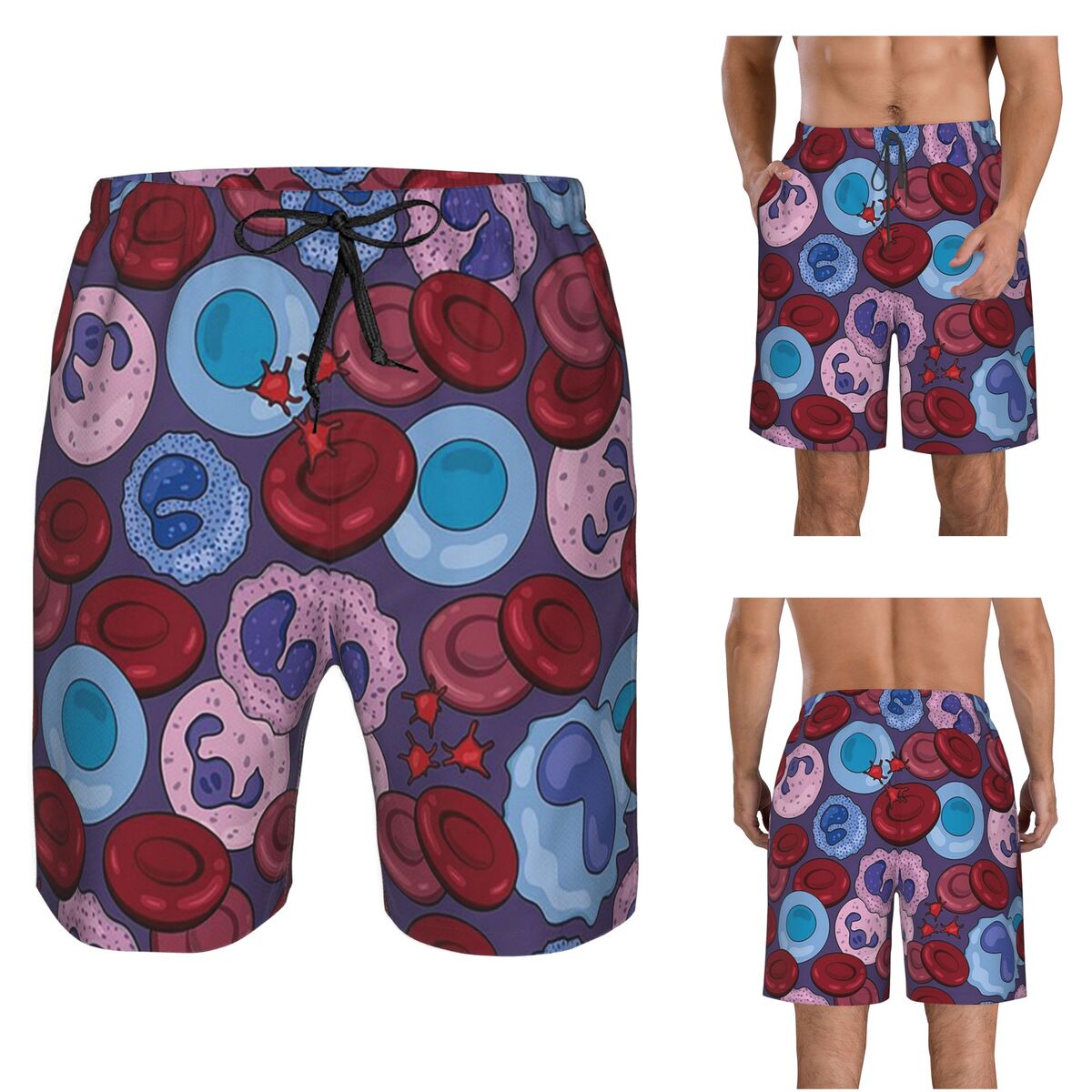 Medical Lab Board - Calções de Praia Masculinos de Secagem
