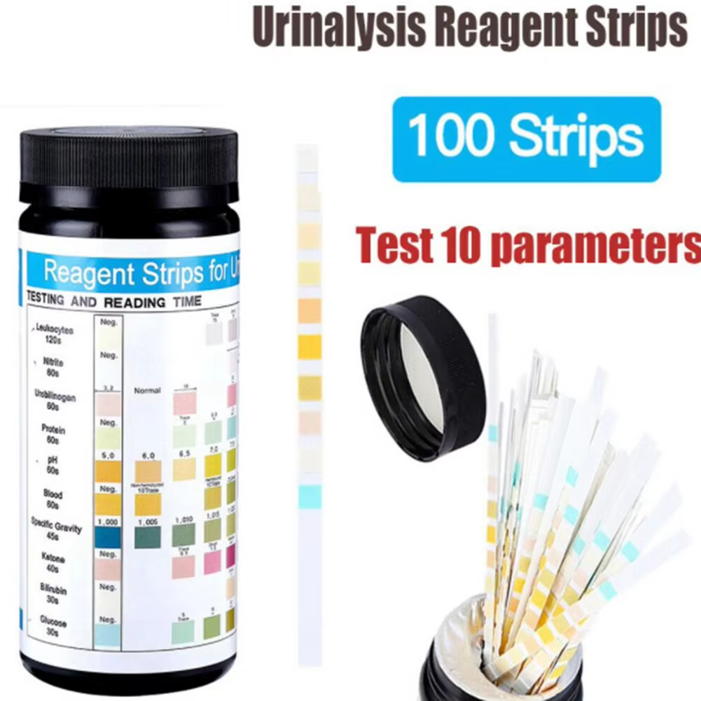 100 Tiras de Teste de Urina UR - Urinalysis Reagent Strip avaliação e preço