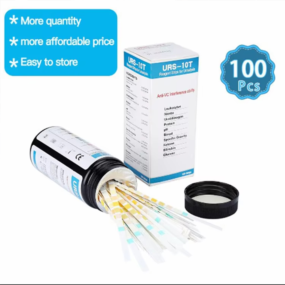 100 Tiras de Teste de Urina UR - Urinalysis Reagent Strip avaliação e preço