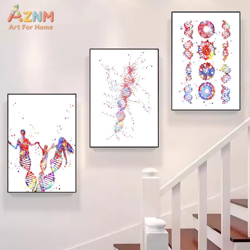 AZNM Pôster de Parede Colorido - Medical Lab Posters avaliação e preço