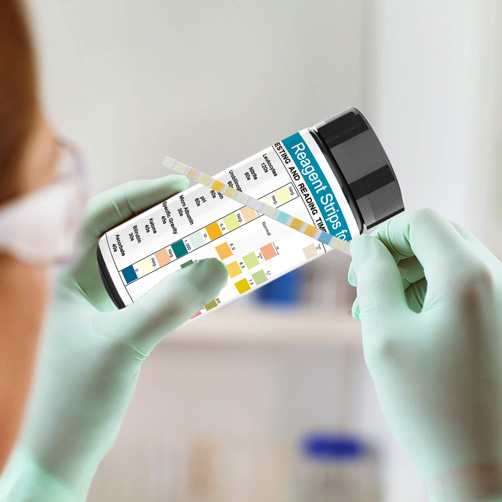 Tiras de urina, 10 parâmetros, - Urinalysis Reagent Strip avaliação e preço