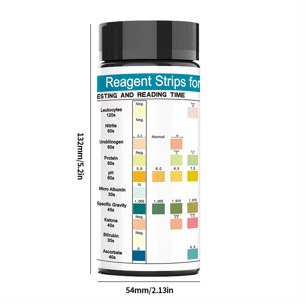 Tiras de urina, 10 parâmetros, - Urinalysis Reagent Strip avaliação e preço