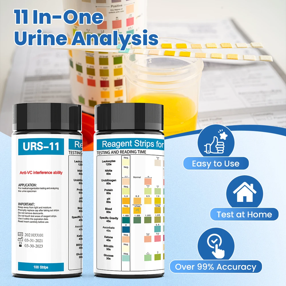 Tiras de teste humanas veterin - Urinalysis Reagent Strip avaliação e preço