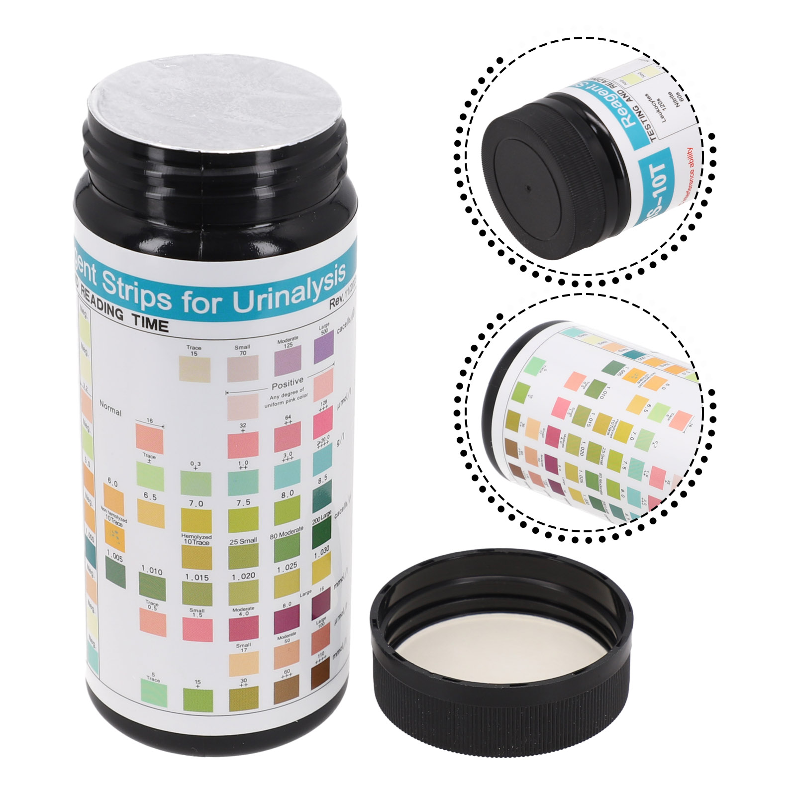 100 tiras URS-10T reagente tir - Urinalysis Reagent Strip avaliação e preço